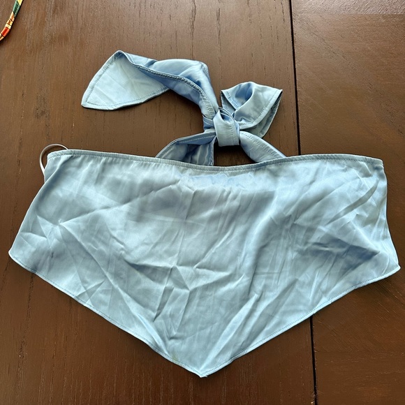 Light Blue Bandana Top - Picture 1 of 2